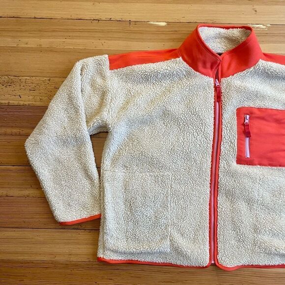 J. Crew superplush Sherpa full zip jacket. Size M. - Picture 13 of 16